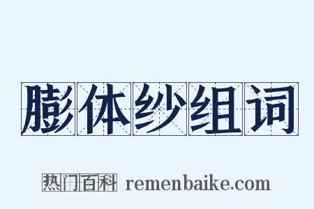 膨体纱组词是什么意思的图片